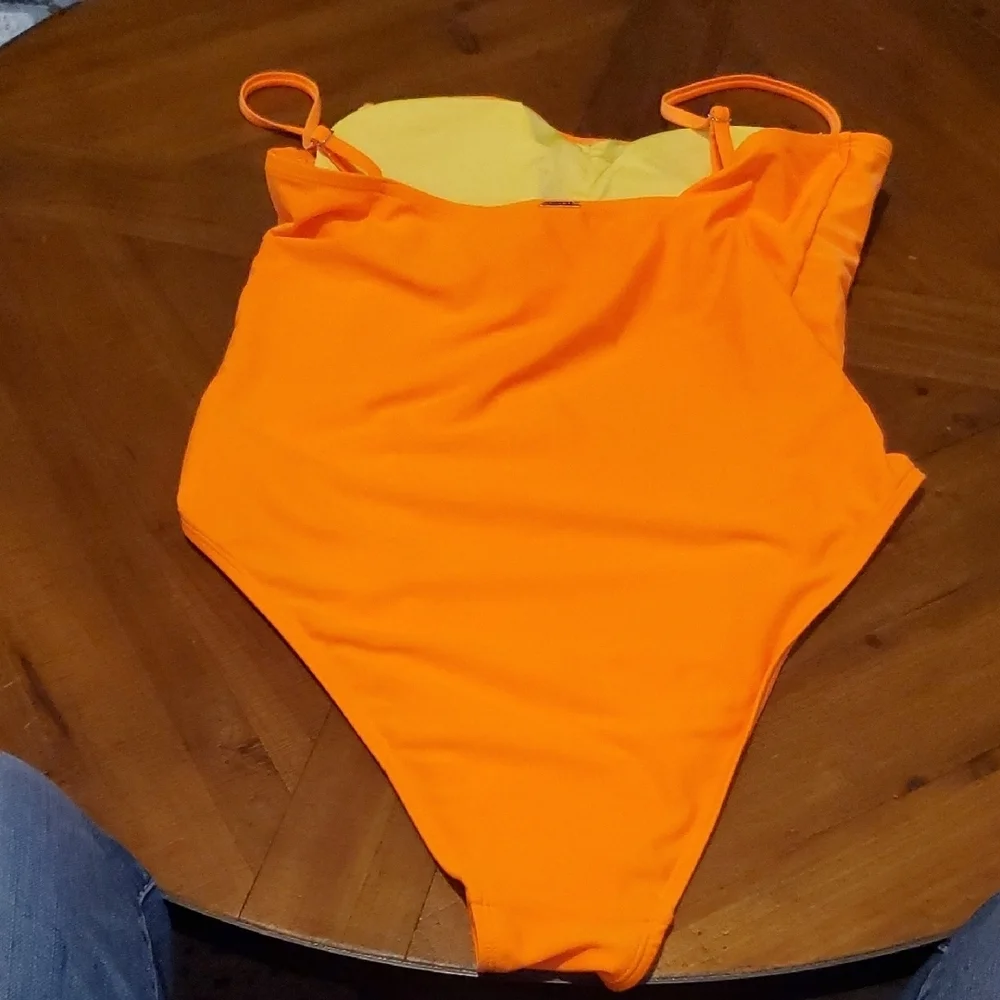 RELLECIGA Orange One Piece Swimsuit - Picture 3 of 3